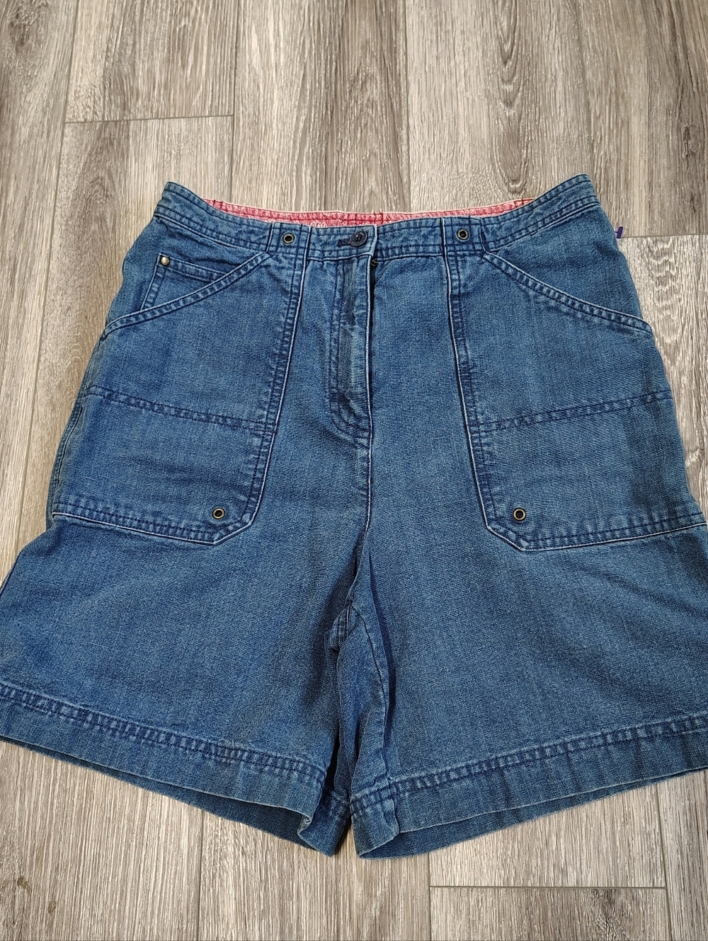 Ralph Lauren Blue Denim Utility Shorts Woman's Size 6